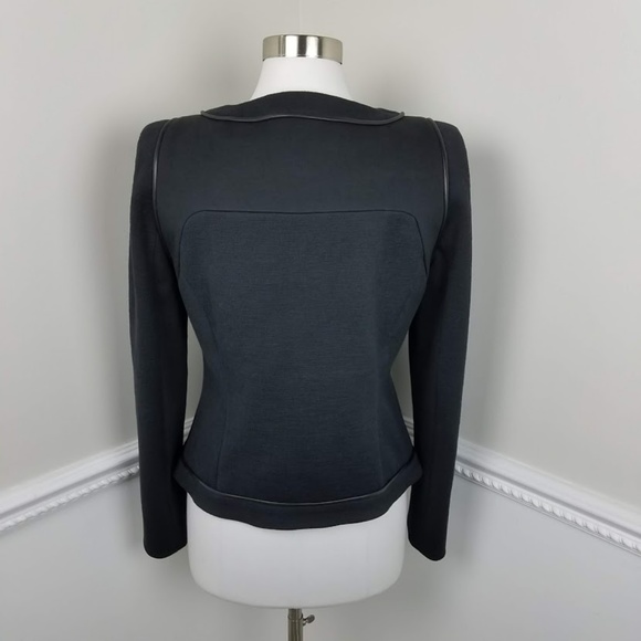 Elie Tahari Asymmetric Zip Jacket - Picture 4 of 8